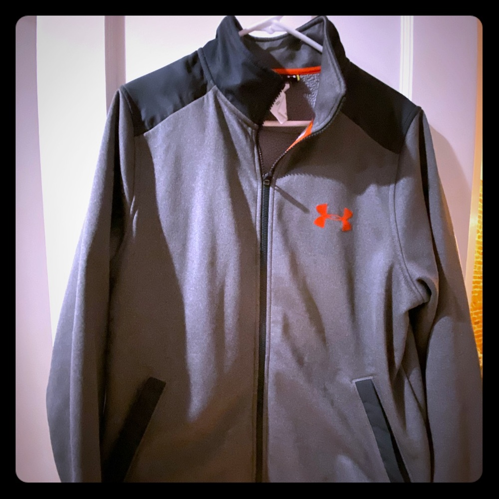Under armor storm 1 grey zip up size m